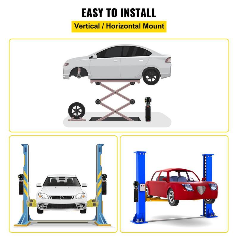 VEVOR Hydraulic Pump 2.2KW Car Lift Hydraulic Power Unit Hydraulic Power Pack 220V 3HP 50HZ 2750 PSI with 6L Plastic Reservoir - QCJSQSLK000000001V0-0812