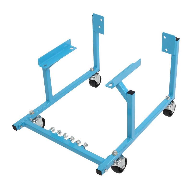 Karl home 1000 lbs. Auto Engine Cradle Stand Fit for Ford Blue - 986288792854