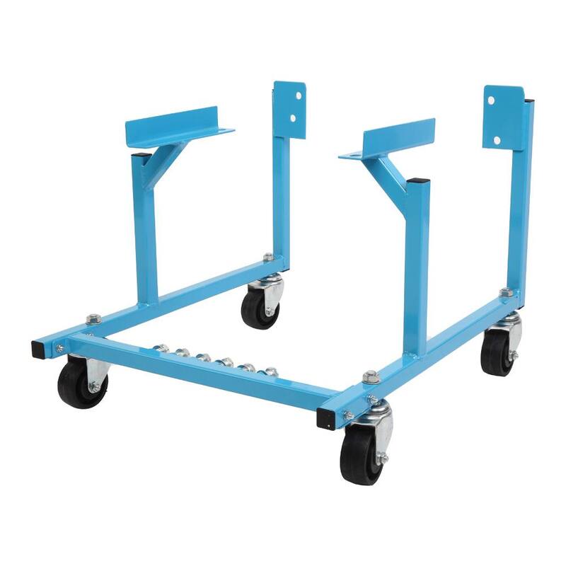 Karl home 1000 lbs. Auto Engine Cradle Stand Fit for Ford Blue - 986288792854