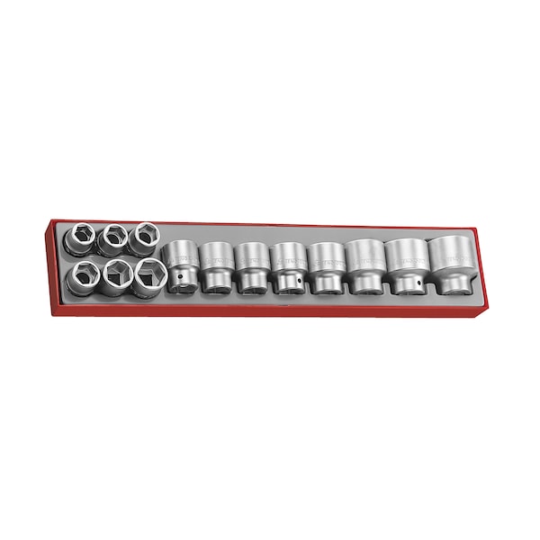 Teng Tools TTX3414 - 14 Piece 3/4" Drive Metric Socket Set 19 To - TTX3414