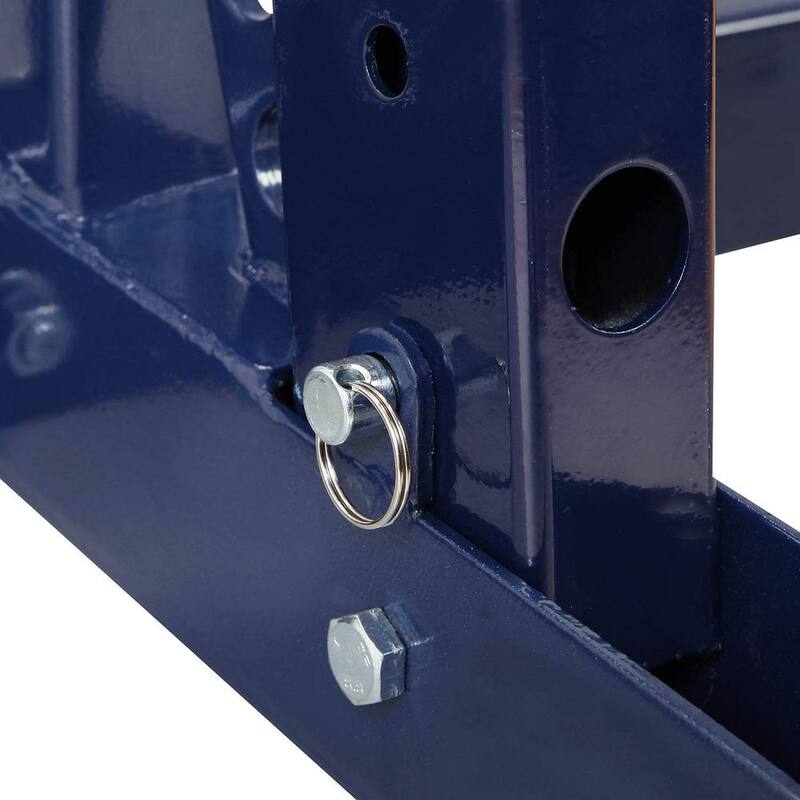 TCE 1,500 lbs Steel Rotating Engine Stand with 360 Degree Rotating Head and Folding Frame, Blue - AT26801U