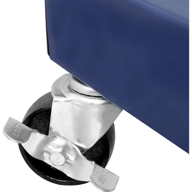TCE 1,500 lbs Steel Rotating Engine Stand with 360 Degree Rotating Head and Folding Frame, Blue - AT26801U
