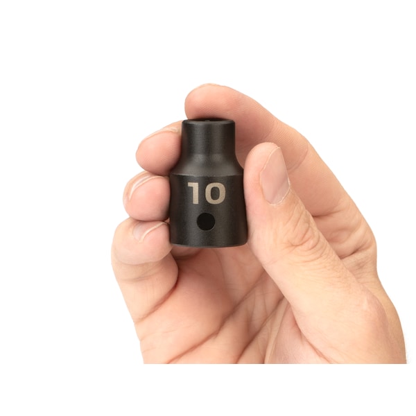 Tekton 1/2 Inch Drive x 10 mm 6-Point Impact Socket - SID22110