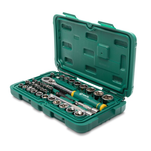 Sata SAE/Metric 1/4in and 3/8in Drive 6 Point - ST09542G