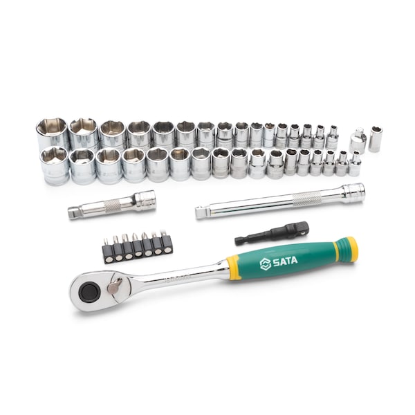 Sata SAE/Metric 1/4in and 3/8in Drive 6 Point - ST09542G
