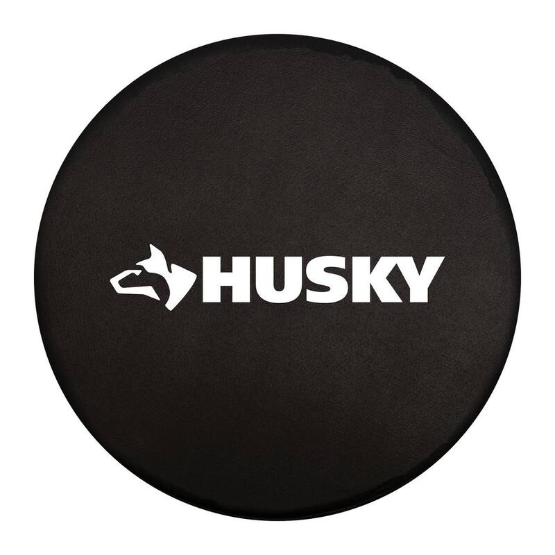 Husky Pneumatic Adjustable Creeper Seat with 15 in. Tool Storage Tray - HPL4803-DIP