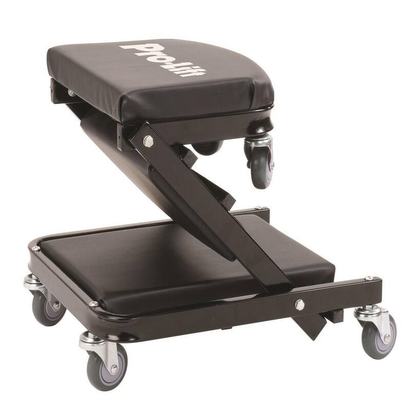 Pro-Lift 40 in. 450 lbs. Capacity Z Creeper 2 in 1 Creeper and Seat - C-9100