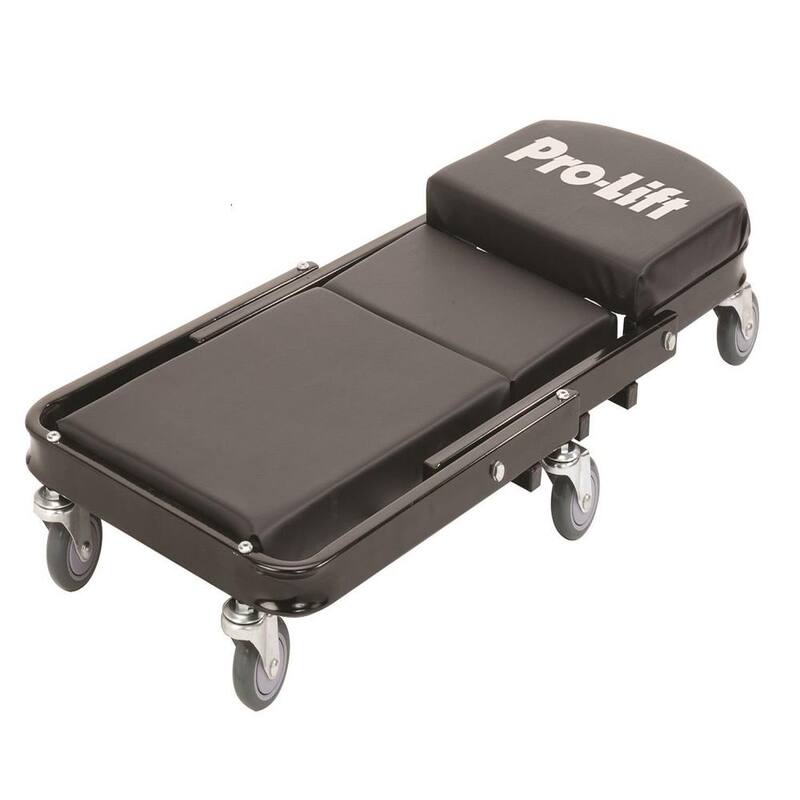 Pro-Lift 40 in. 450 lbs. Capacity Z Creeper 2 in 1 Creeper and Seat - C-9100