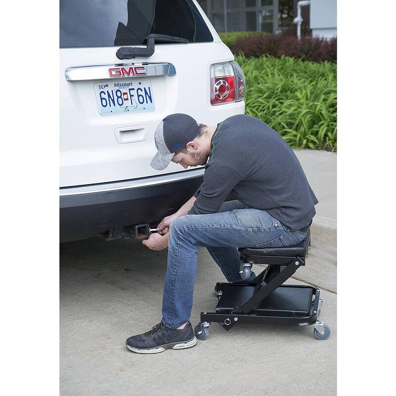 Pro-Lift 40 in. 450 lbs. Capacity Z Creeper 2 in 1 Creeper and Seat - C-9100