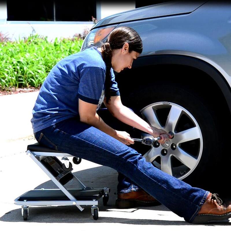 Pro-Lift Z Creeper 2-in-1 Creeper and Seat 36 in. with 6 Casters and 300 lbs. Capacity - C-2036D