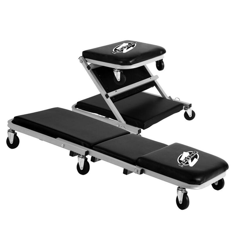 Pro-Lift Z Creeper 2-in-1 Creeper and Seat 36 in. with 6 Casters and 300 lbs. Capacity - C-2036D