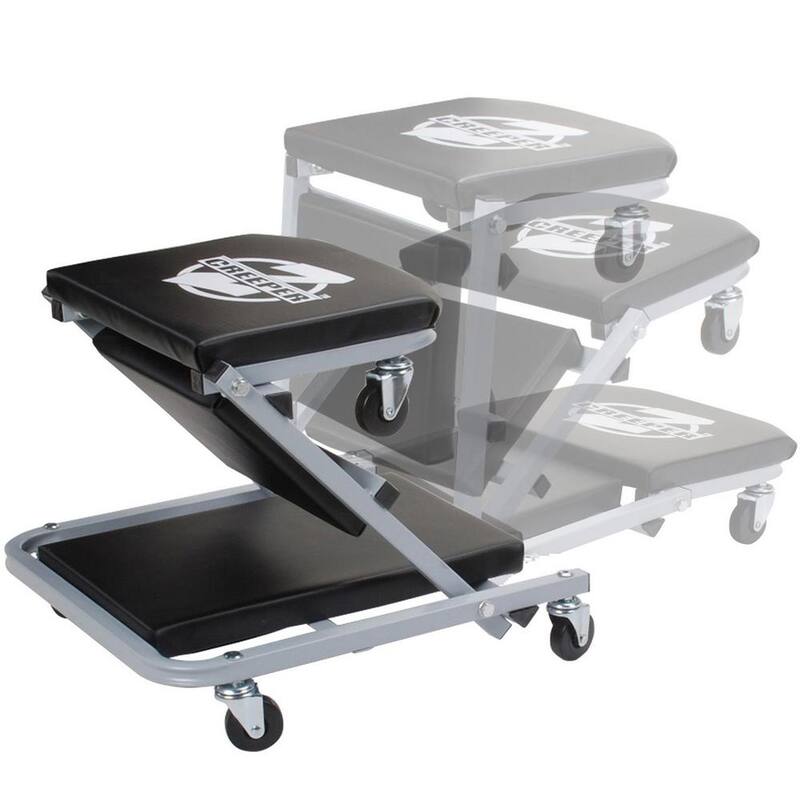 Pro-Lift Z Creeper 2-in-1 Creeper and Seat 36 in. with 6 Casters and 300 lbs. Capacity - C-2036D