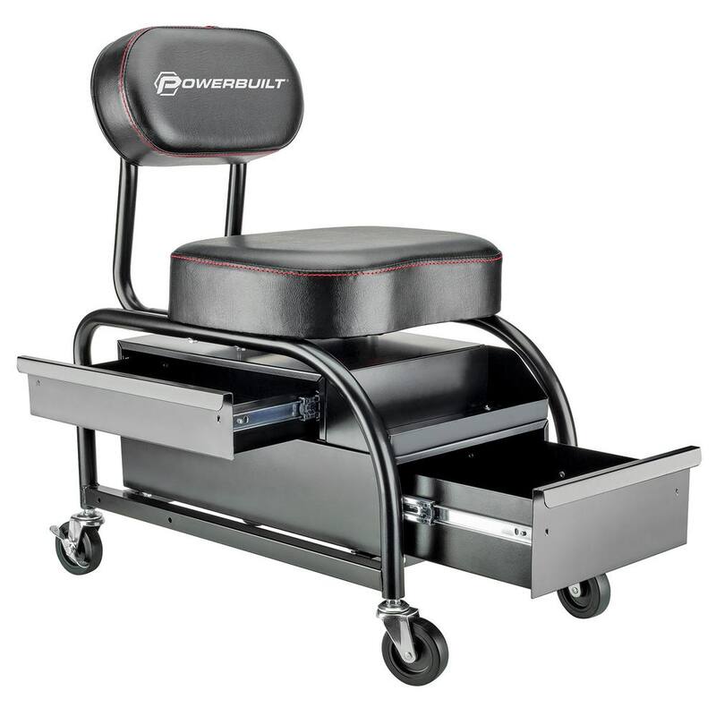 Powerbuilt Professional Detailer Roller Seat - 240299