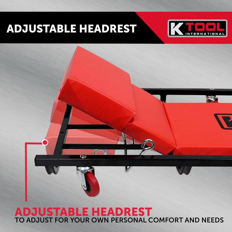 K Tool International 40 in. Metal Frame Creeper - KTI74961