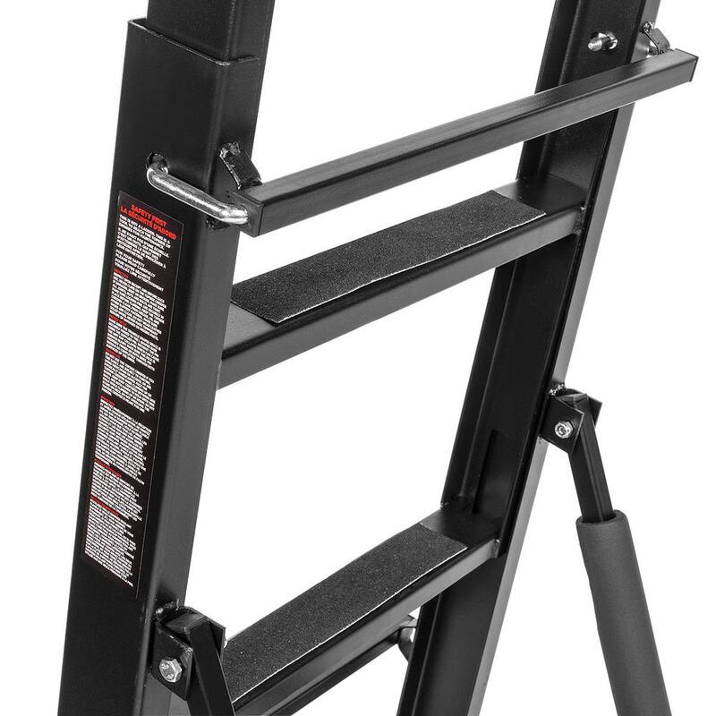 XtremepowerUS Foldable Easy Engine Access Top Side Garage Mechanics Chair Mechanics Creeper Seat - 26508-H1