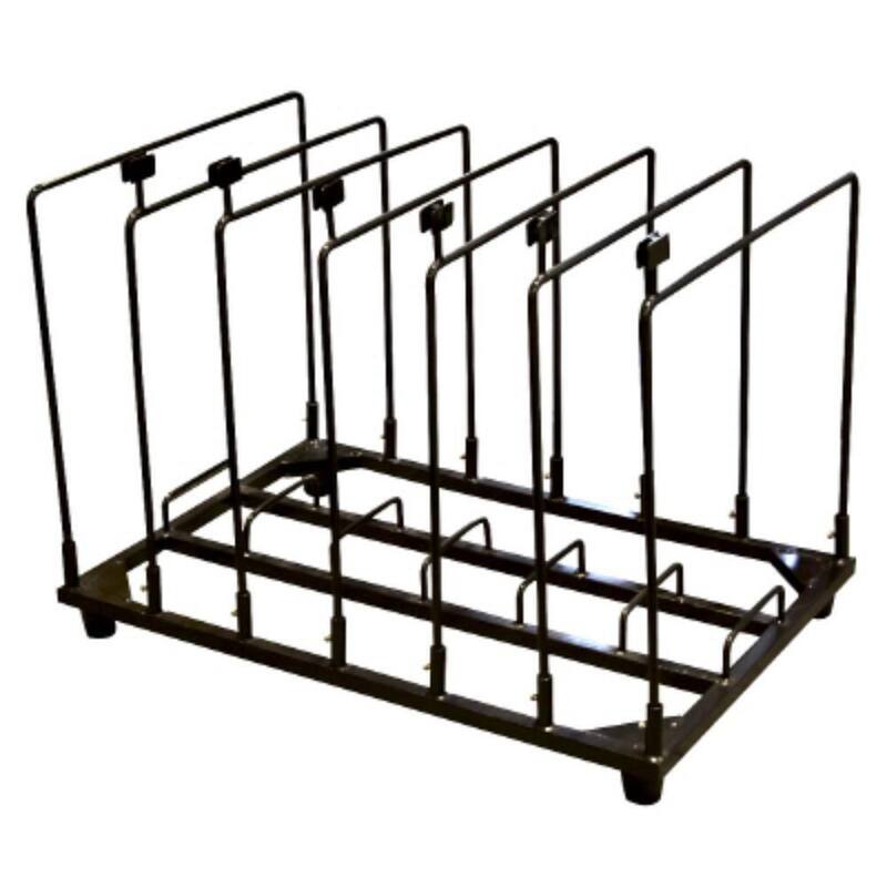 Big Red 6 Slots Steel Creeper Storage Rack - TRAA0508