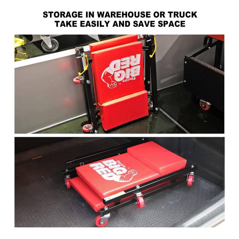 Big Red 250 lbs. 36 in. Detachable Rolling Mechanic Creeper - AR7565B