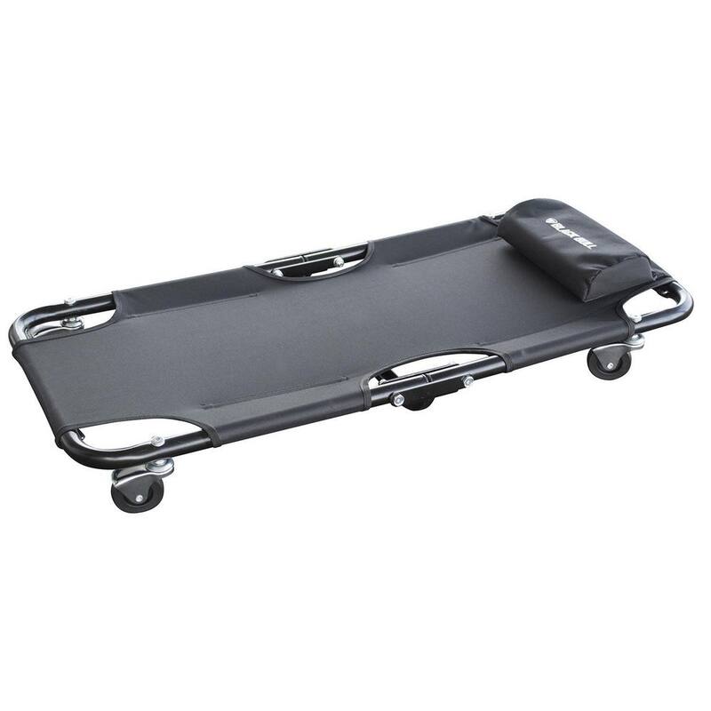 BLACK BULL Folding 36 in. Canvas Mechanics Creeper Seat - 809725