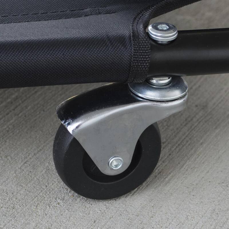 BLACK BULL Folding 36 in. Canvas Mechanics Creeper Seat - 809725