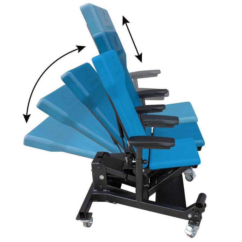 RANGER ERGO-JET Ergonomic Height-Adjustable Garage Mechanics Chair - 5160112