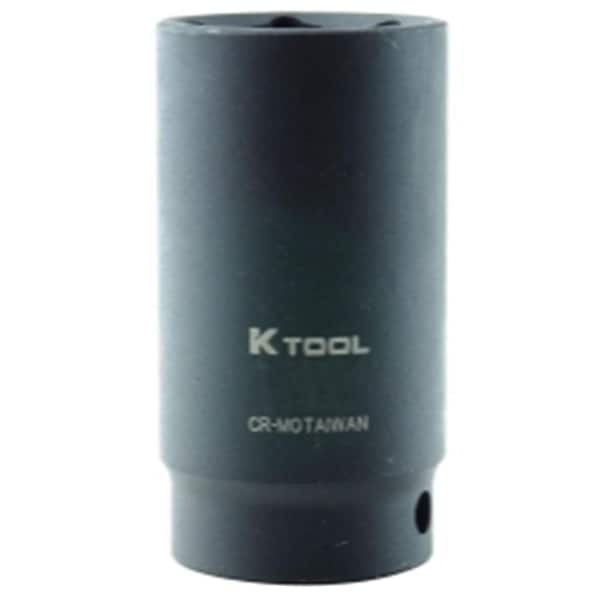 Keen 0.5 in. Drive Deep 6 Point Impact Socket, 28 mm - KE3536251