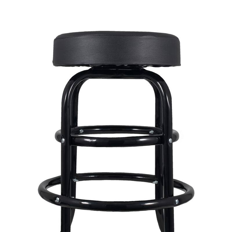 Husky 29 in. Shop Stool with 360° Swivel Seat - HPL2009P-DIP