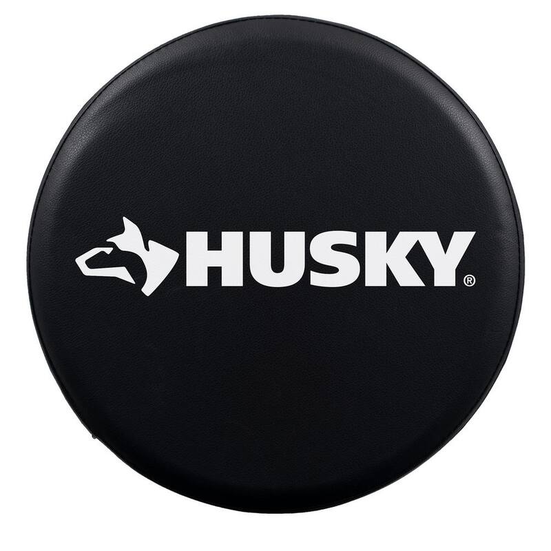 Husky 29 in. Shop Stool with 360° Swivel Seat - HPL2009P-DIP