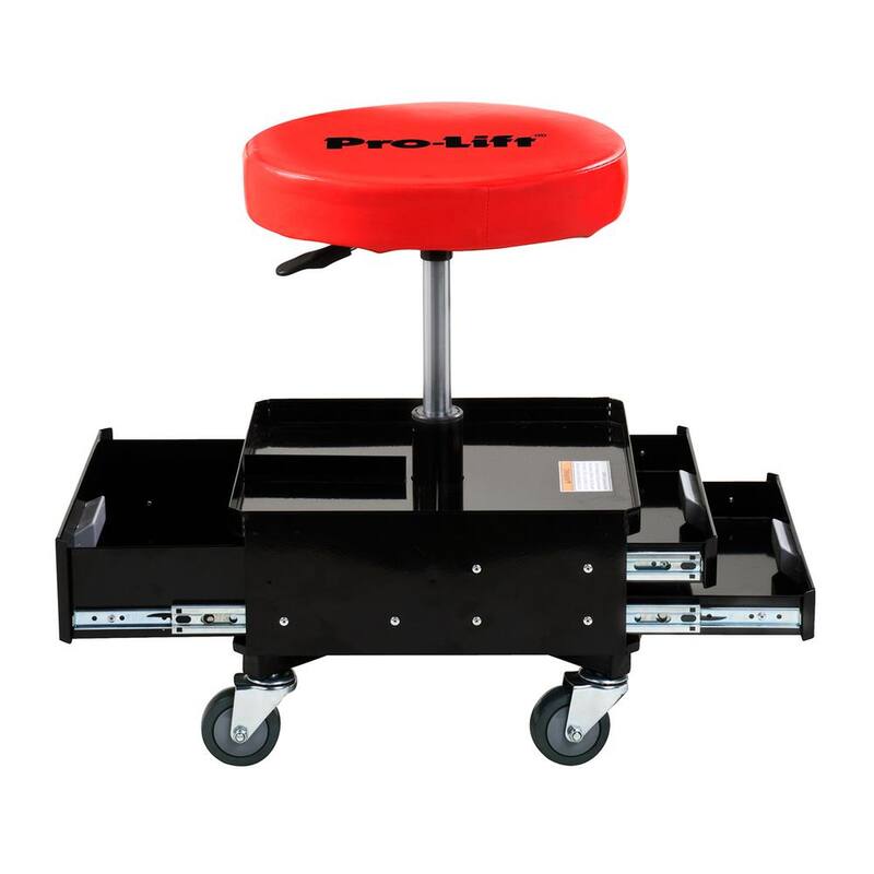 Pro-Lift Pneumatic Chair with Dual Tool Trays - C-3100