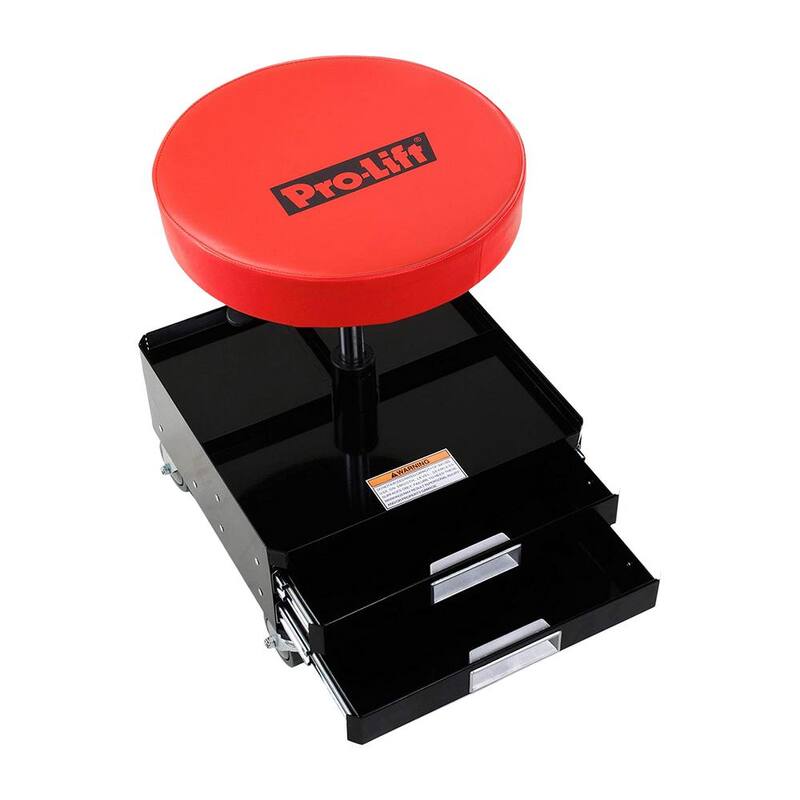 Pro-Lift Pneumatic Chair with Dual Tool Trays - C-3100