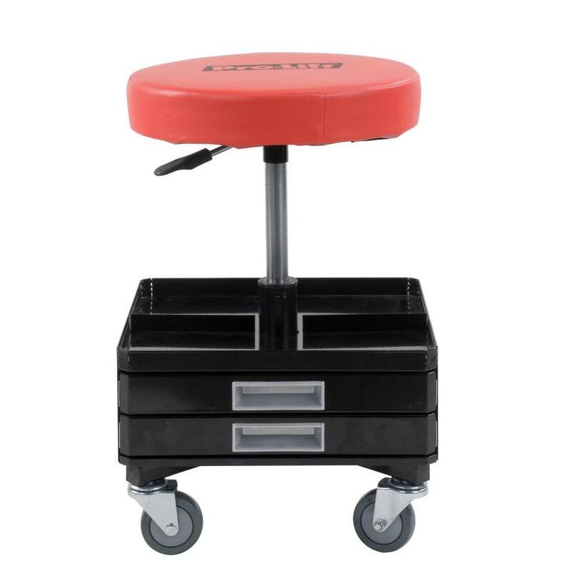Pro-Lift Pneumatic Chair with Dual Tool Trays - C-3100