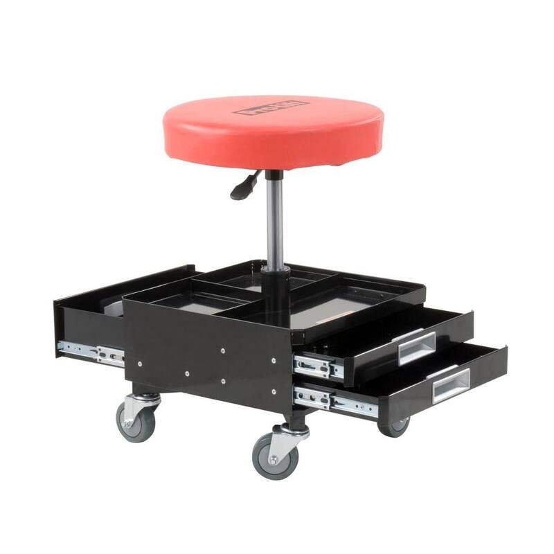 Pro-Lift Pneumatic Chair with Dual Tool Trays - C-3100