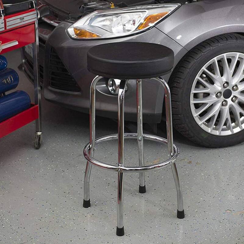 Big Red 250 lbs. 28.7 in. H Rotatable Mechanic Shop Stool - TRP6185