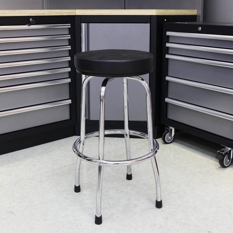 Torin 250 lbs. 28.7 in. H Rotatable Mechanic Shop Stool - ATRP6185B