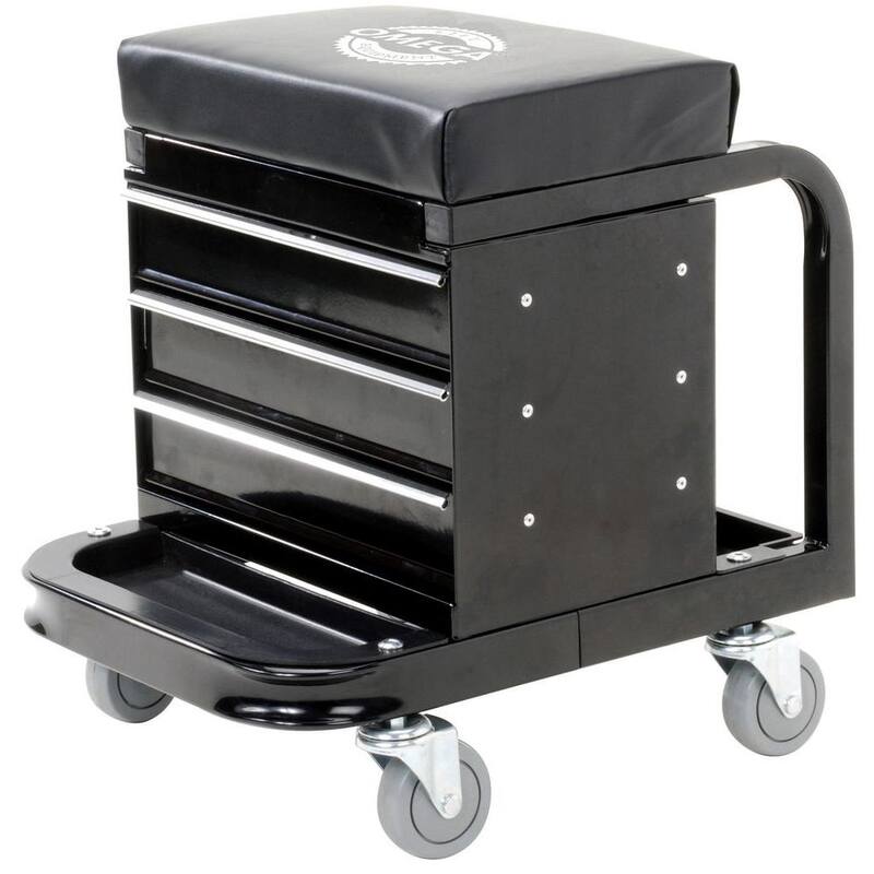 Omega 450 lbs. Mechanic's Toolbox Seat - 92450