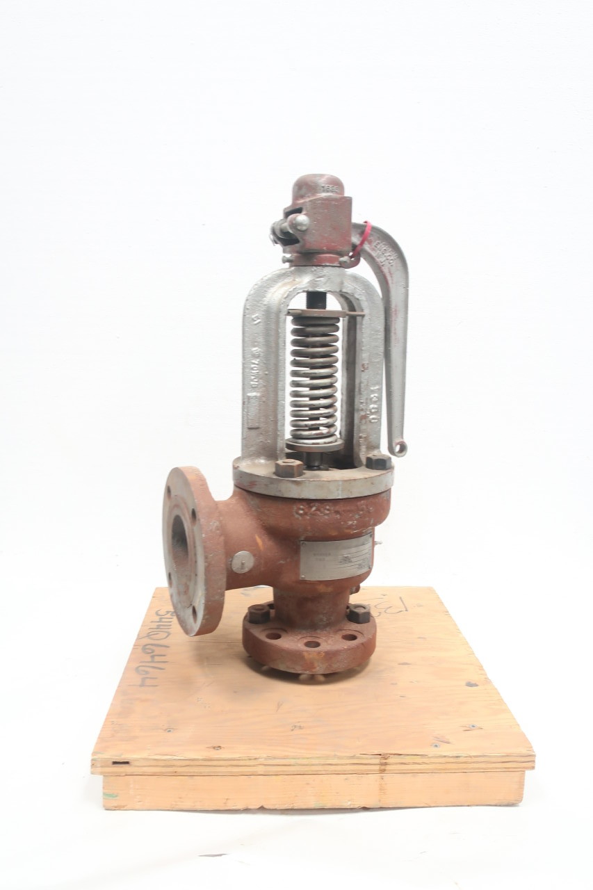 FARRIS 45HA12 STEEL FLANGED 50PSI 2/3IN RELIEF VALVE MRO INDUSTRIAL