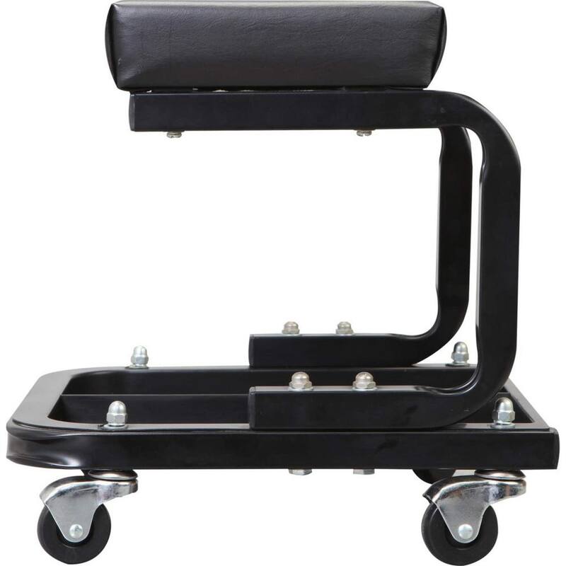 Torin 250 lbs. 14.4 in. Rolling Mechanic Creeper Seat with Tool Tray - ATR7211