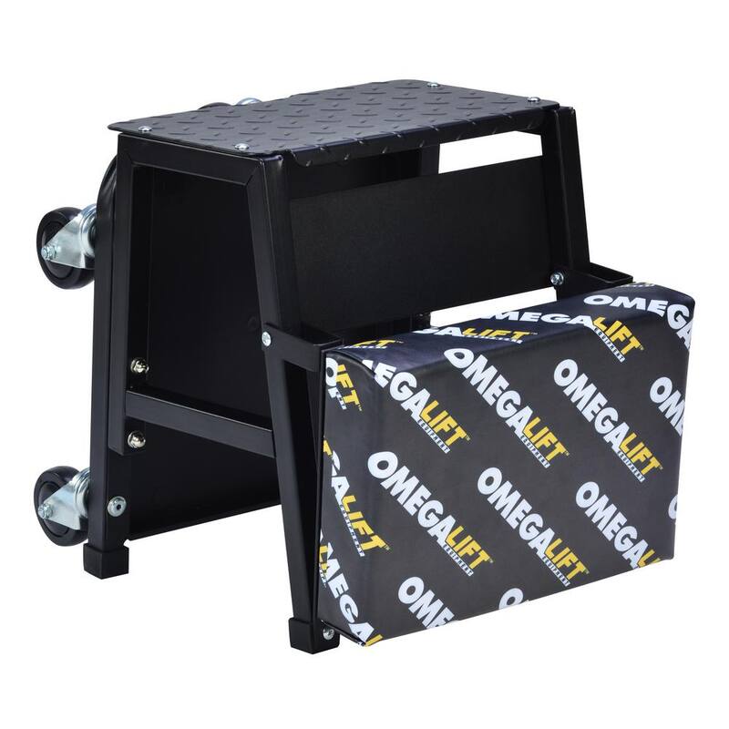Omega Lift 2-in-1 Mechanics Creeper Seat/Step Stool - 91305