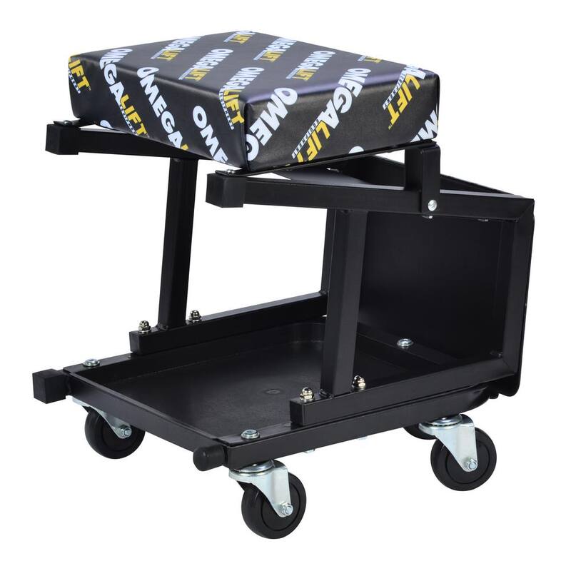 Omega Lift 2-in-1 Mechanics Creeper Seat/Step Stool - 91305