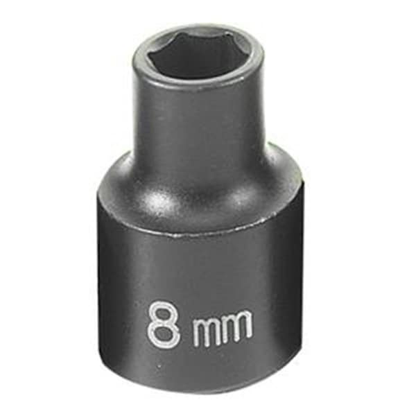 Light House Beauty 38in. Drive Standard Metric Impact Socket - 8mm - LI3541337