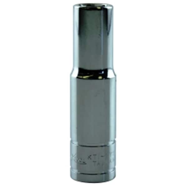 Keen 0.37 in. Drive Deep 6 Point Chrome Socket 6 mm - KE2997739