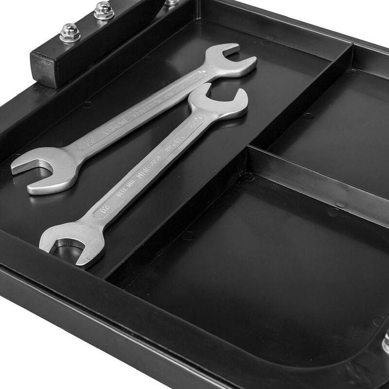 Torin Rolling Creeper Garage/Shop Seat: Padded Mechanic Stool with Tool Tray Storage, Black - ATR6300B-2