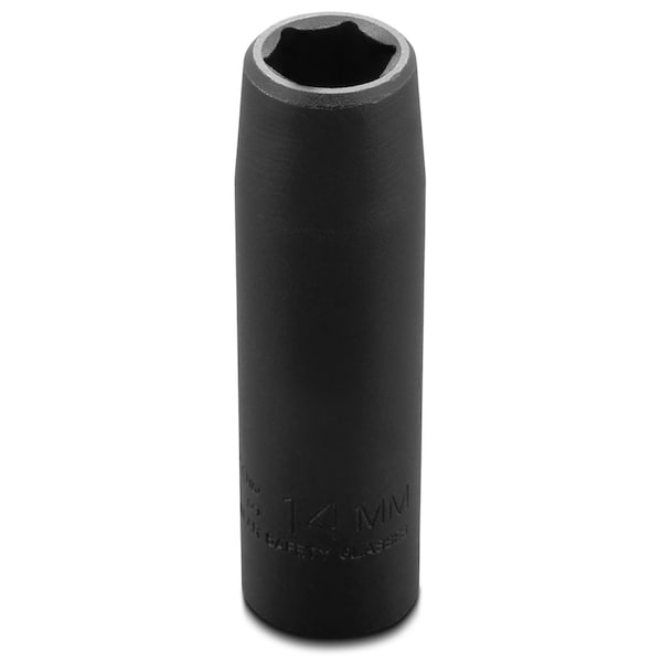 Proto 1/2" DR THIN WALL DEEP IMP SKT 14MM 6PT - PO7314MHT