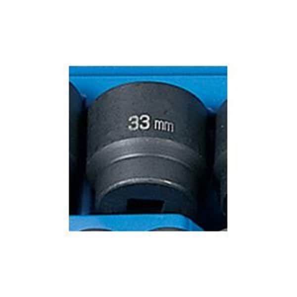 Light House Beauty 50in. Drive Standard Metric Impact Socket - 33mm - LI3536171