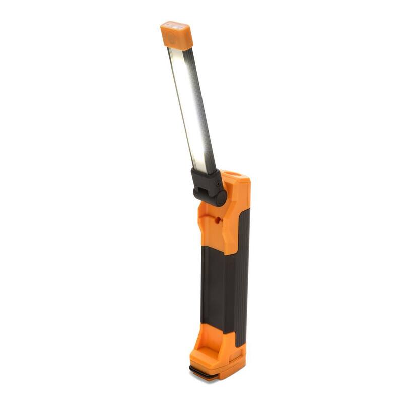 GEARWRENCH 10-1/2 in. 400 Lumen Lithium-Ion USB-C Rechargeable Automotive Flex-Head Light with Magnetic Clamping Base - GWFL105