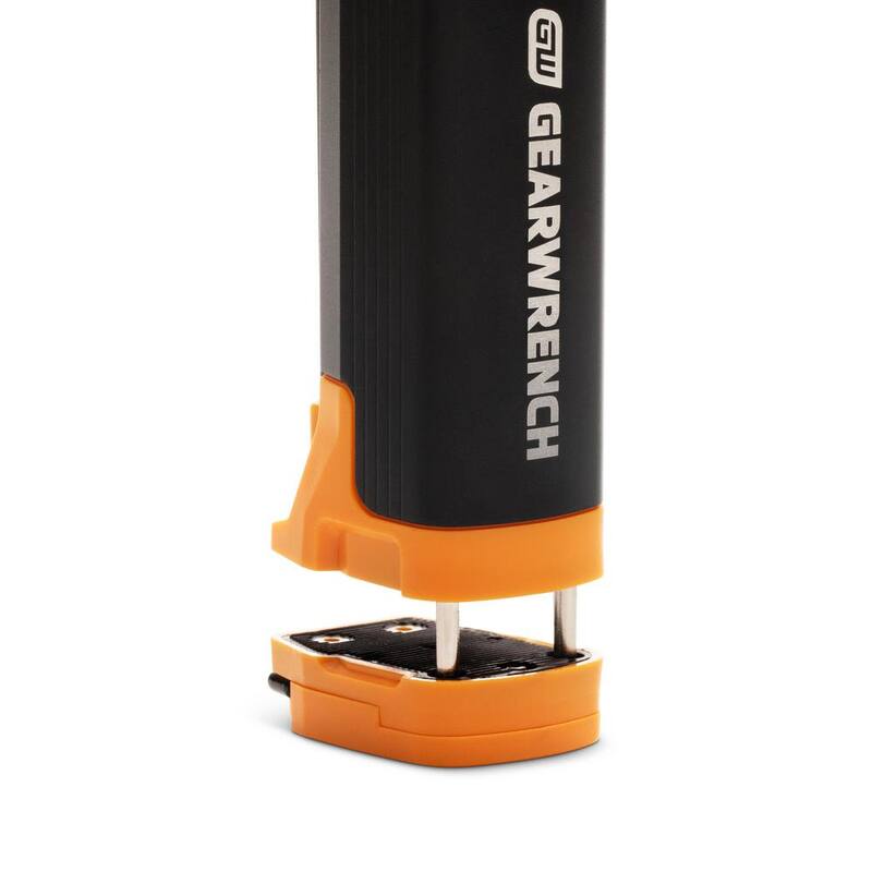 GEARWRENCH 10-1/2 in. 400 Lumen Lithium-Ion USB-C Rechargeable Automotive Flex-Head Light with Magnetic Clamping Base - GWFL105