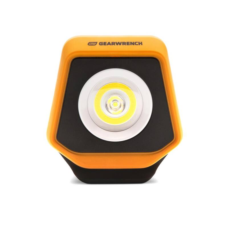 GEARWRENCH 2000 Lumen Lithium-Ion USB-C Rechargeable IP65 Automotive Shop Light with Magnetic Swivel Base - GWSL2000