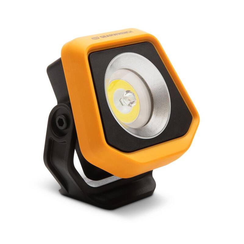GEARWRENCH 1000 Lumen Lithium-Ion USB-C Rechargeable IP65 Automotive Shop Light with Magnetic Swivel Base - GWSL1000