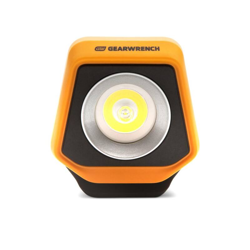 GEARWRENCH 1000 Lumen Lithium-Ion USB-C Rechargeable IP65 Automotive Shop Light with Magnetic Swivel Base - GWSL1000