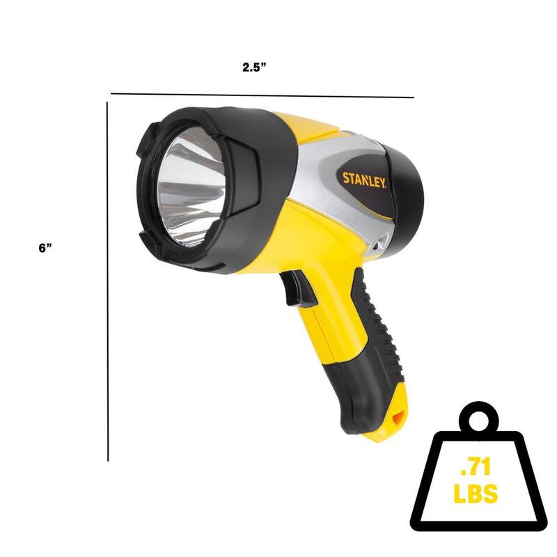 Stanley Rechargeable 1000 Lumens LED Hand-Held Portable Handheld Spotlight - SL5W09