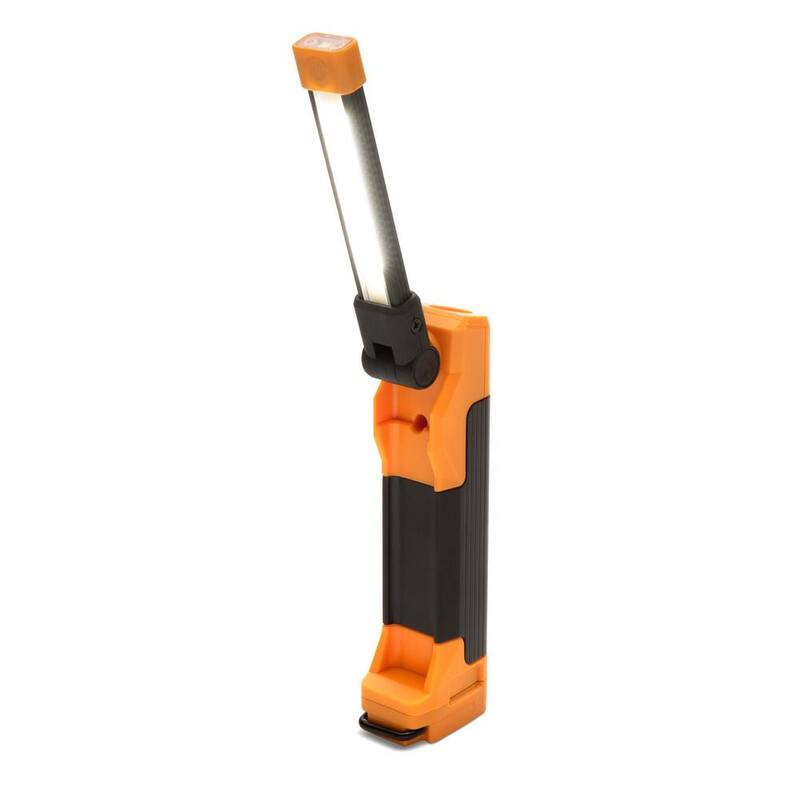 GEARWRENCH 8-1/2 in. 240 Lumen Lithium-Ion USB-C Rechargeable Automotive Flex-Head Light with Magnetic Clamping Base - GWFL85